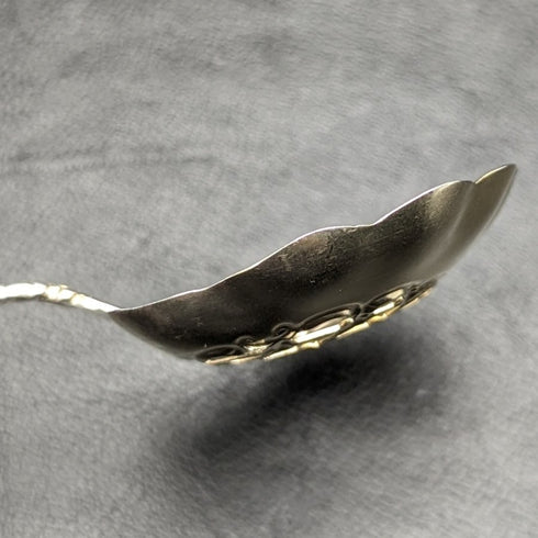 1899 American Antique Sterling Silver Bonbon Spoon COWELL & HUBBARD